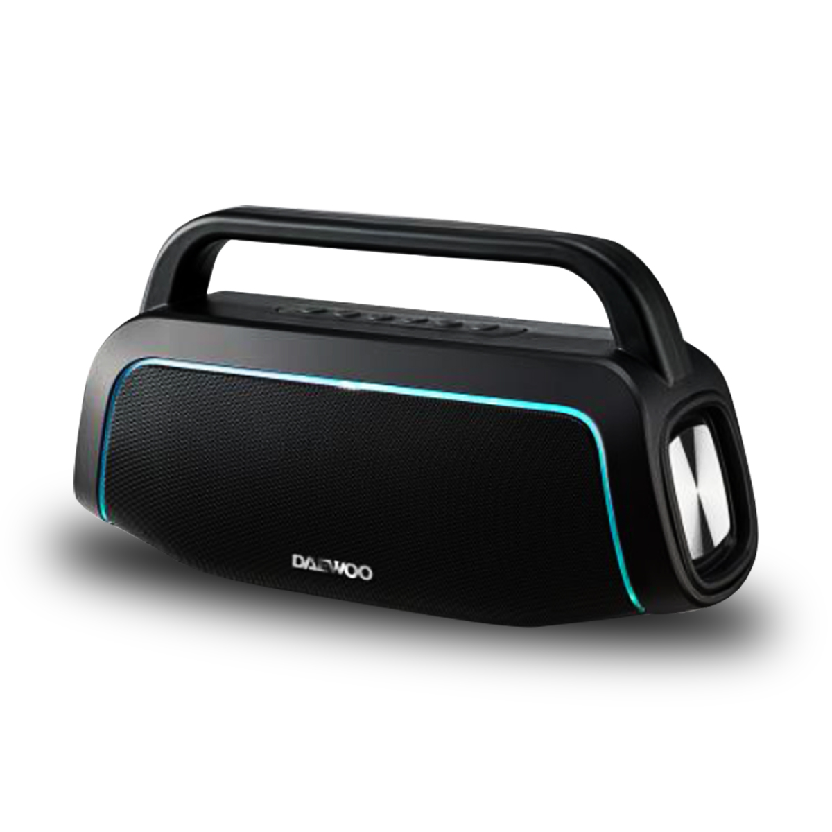 Bocina Inalámbrica Bluetooth Daewoo Recargable Radio Fm Tws Dw-806 Color Negro
