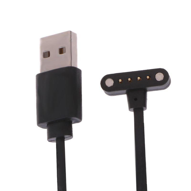 Cargador Magnético Para Smart Watch Reloj Inteligente 4 Pines 9 Mm. En forma de T.