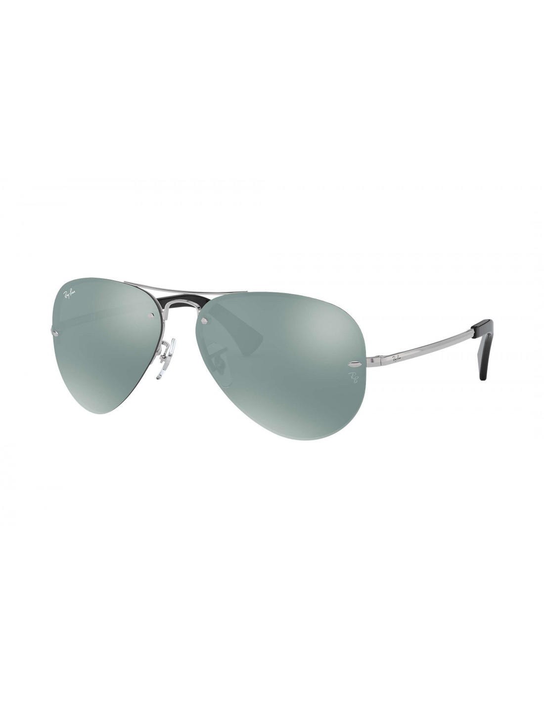 Lentes de sol Ray Ban RB3449 003/30 Aviator Gris espejo Plateado