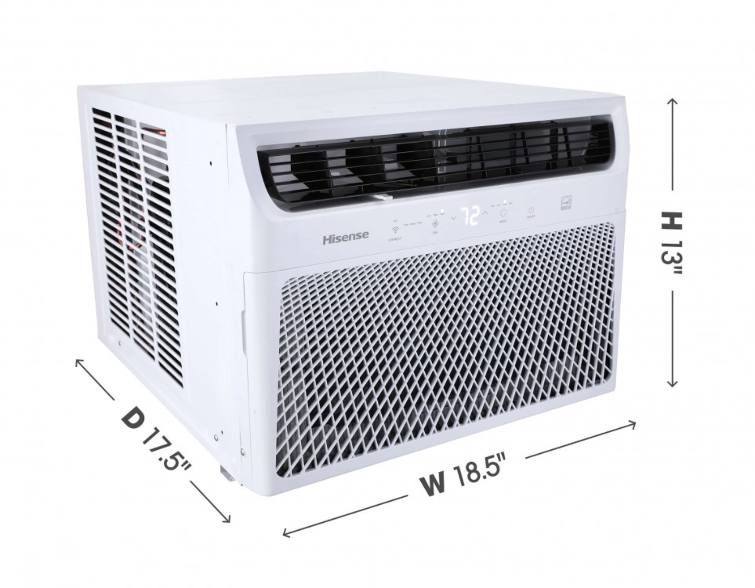 Aire Acond. Ventana Hisense AW1022CW1W 10,000 BTUS Solo Frio 115V ALBY25.