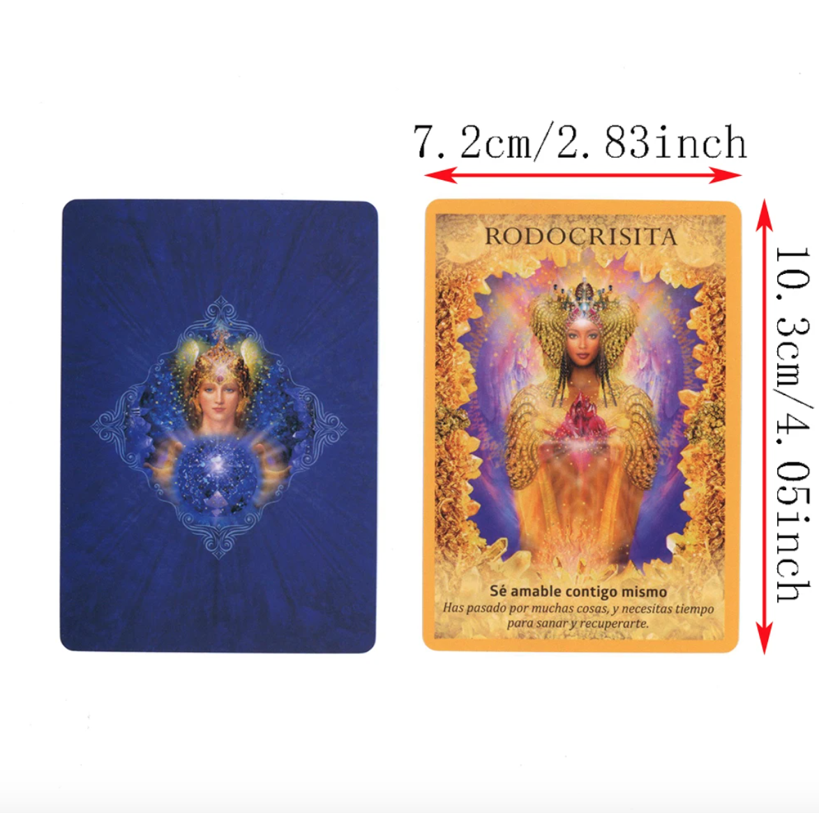 Oráculo de los Angeles de Cristal 44 cartas en español + ebook