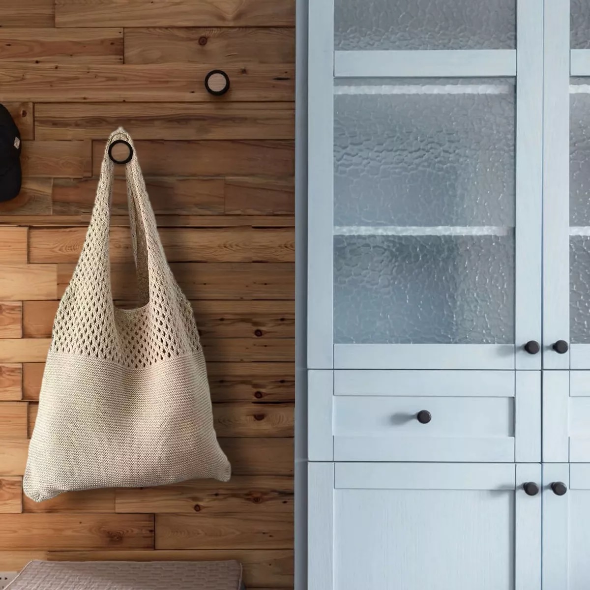 Bolsa De Lona Para Mujer Playa Tote Bag Blanca.