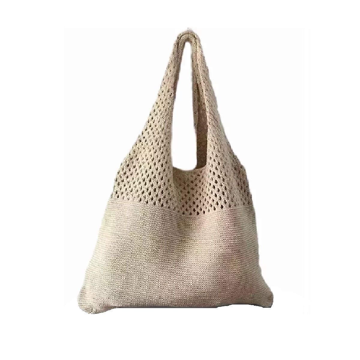 Bolsa De Lona Para Mujer Playa Tote Bag Blanca.