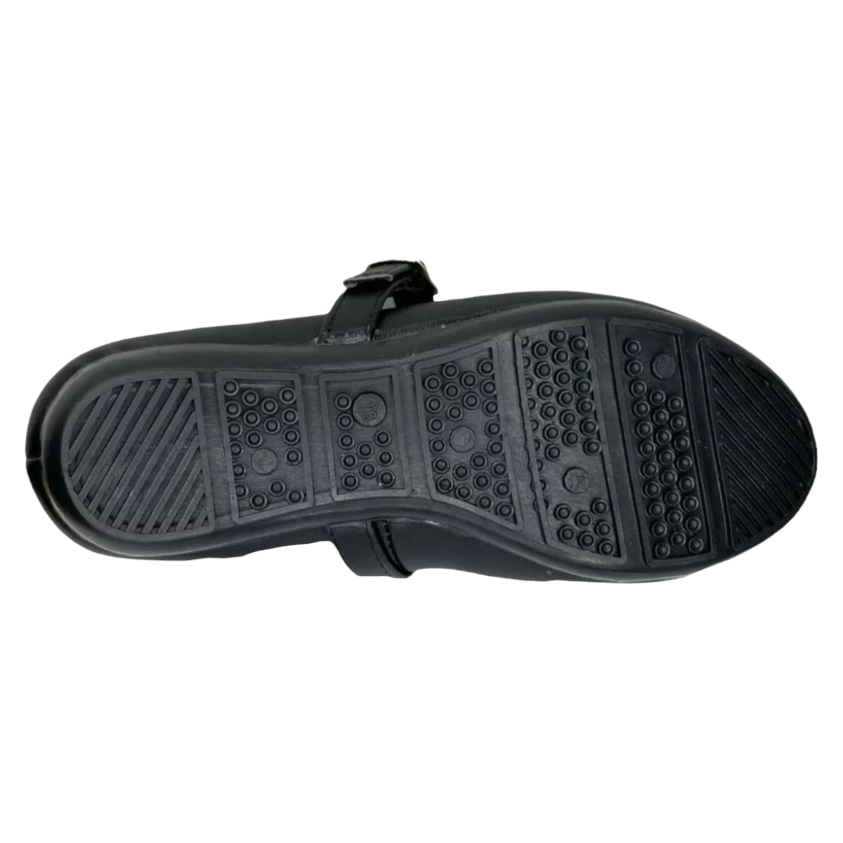 Zapato Escolar Para Niña Resistente De Escolta Negro LAS CUATAS.