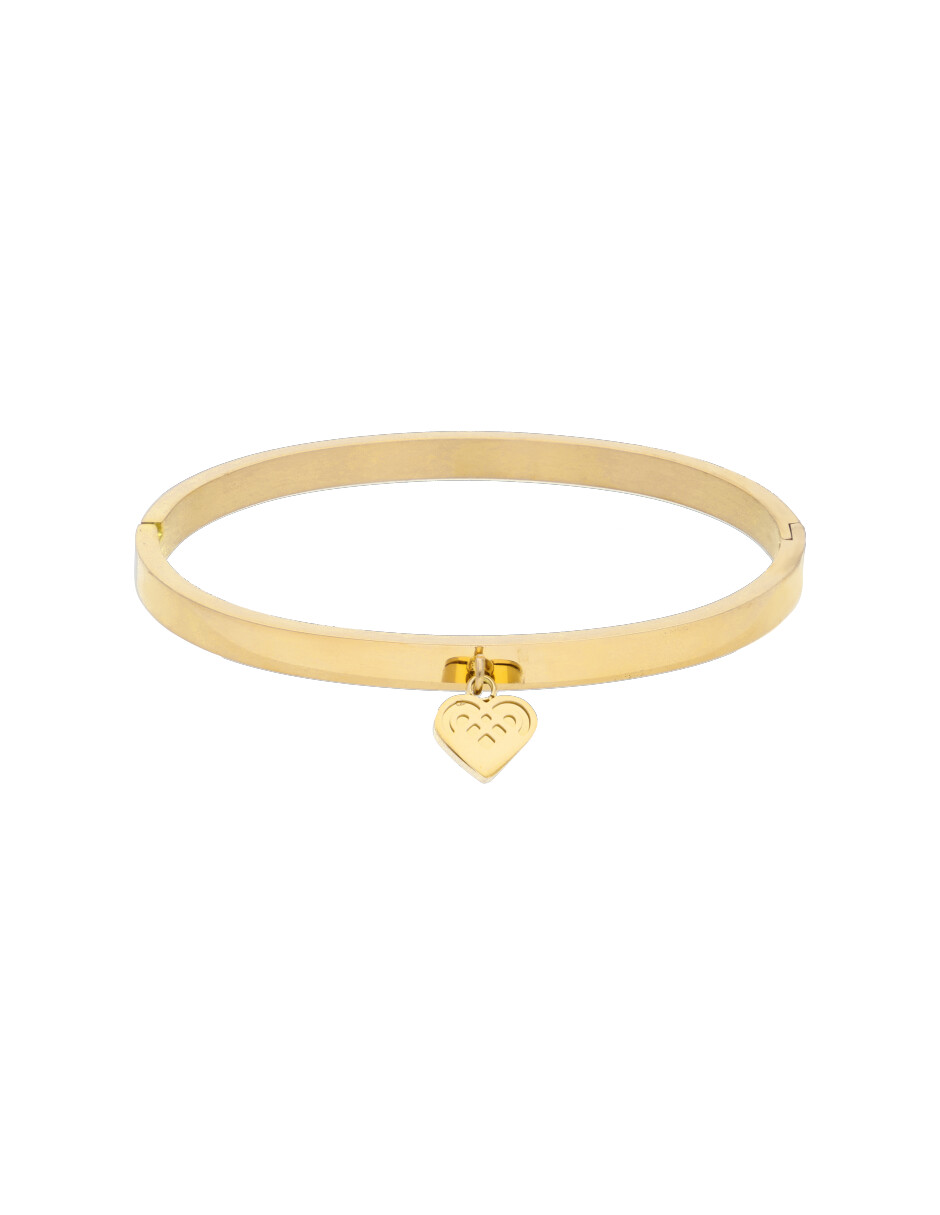 Pulsera NUVI Corazón Dorado.