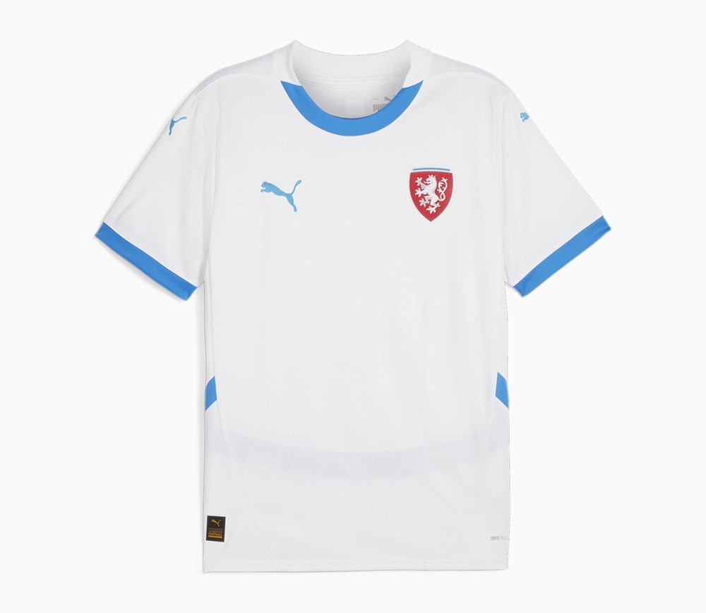 Nuevo! Jersey Republica Checa Eurocopa 2024/2025 Visita Blanco Talla L.