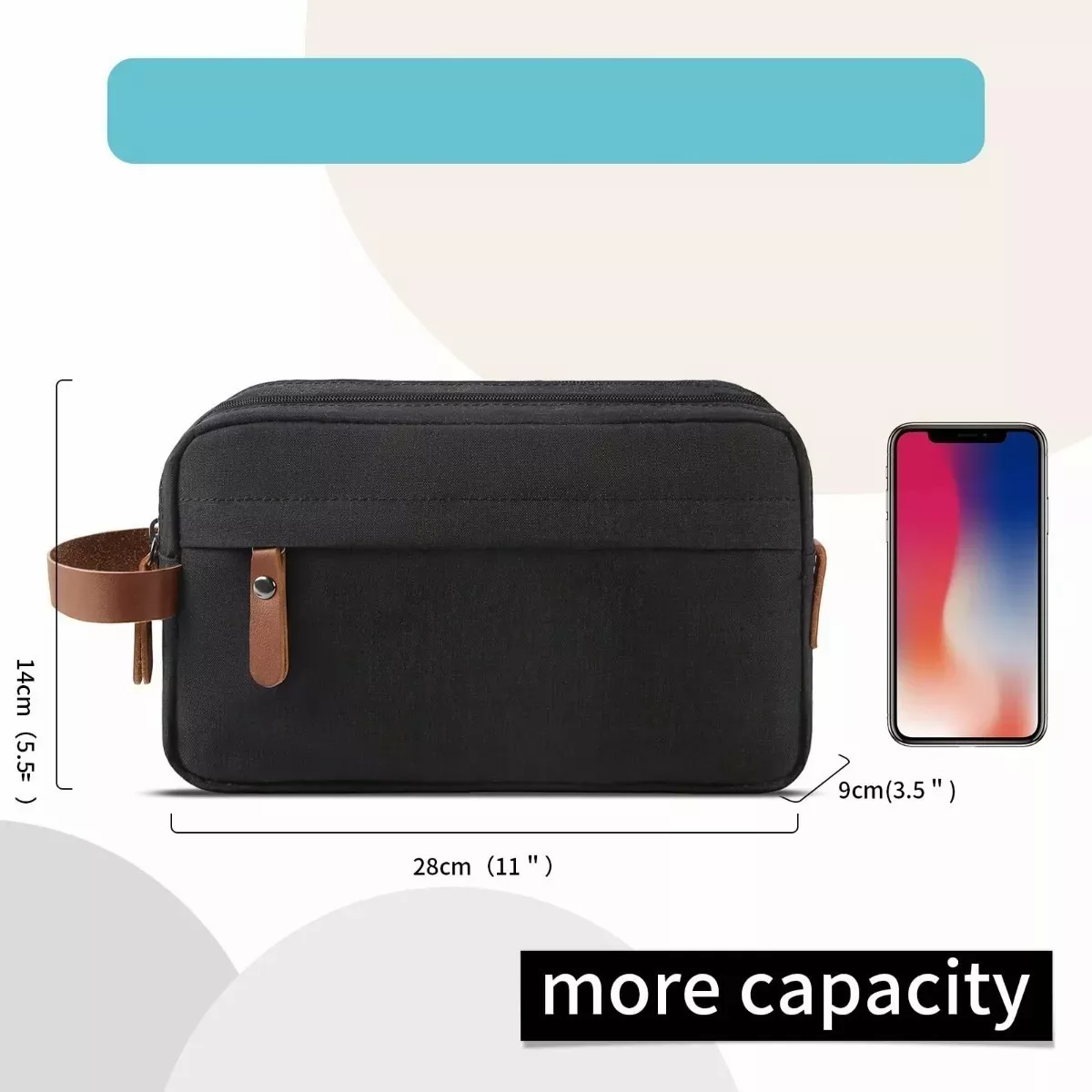 Neceseres Sobaquera Para Hombre Bolsa Organizador De Viaje