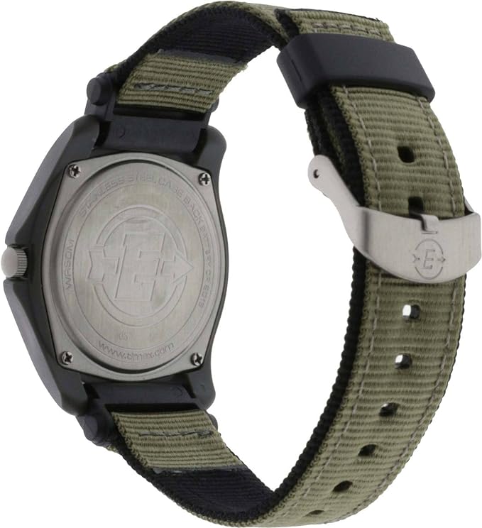 Reloj Timex Expedition con luz Indiglo 39mm Wr 50m T425719J Correa verde militar.