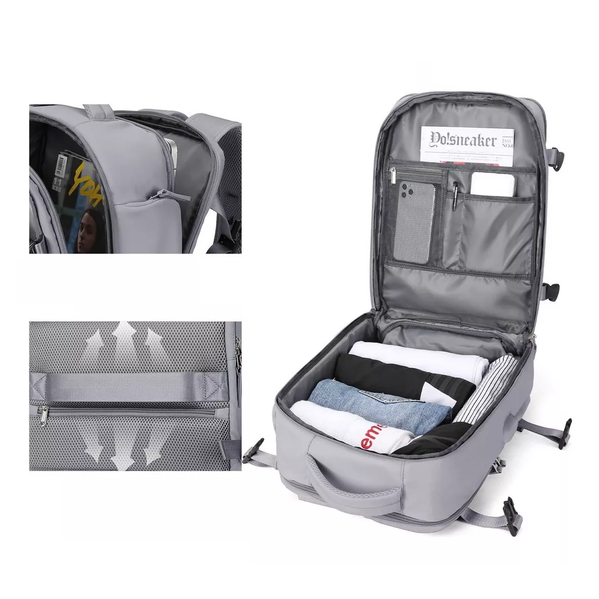 Mochila Multifuncional Bolsa De Viaje De Gran Capacidad