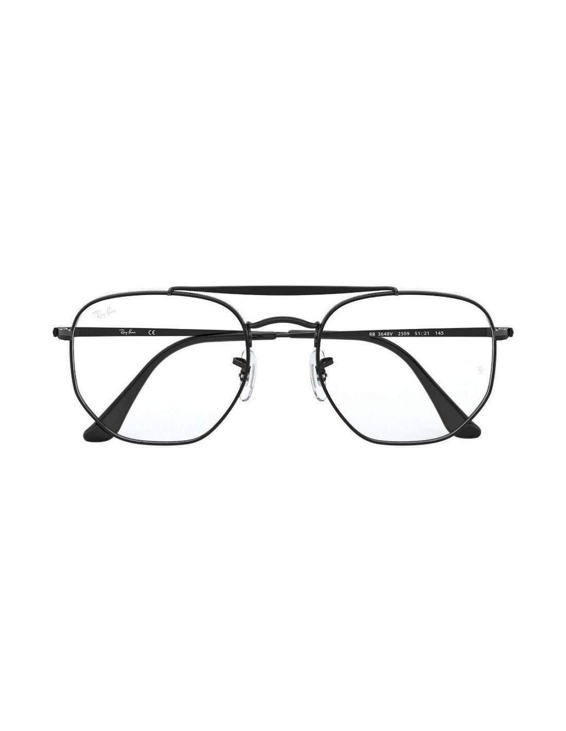 Lentes de sol Ray Ban Oftalmico Rb3648v 2509 Marshal Optics Negro Original