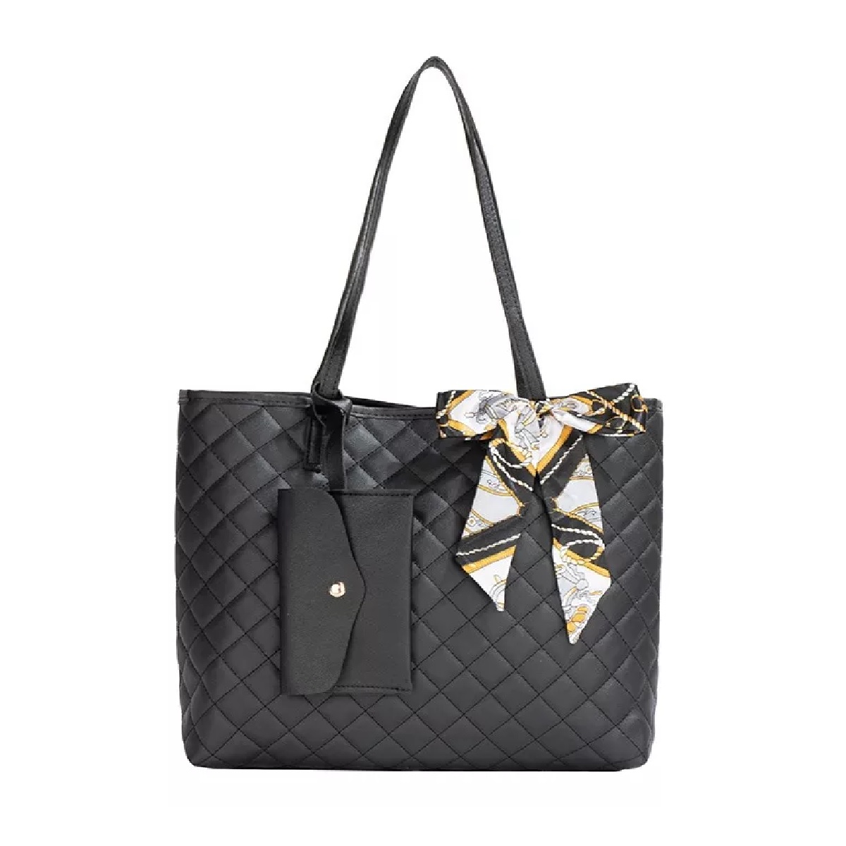 Bolso De Mano Tote Gran Capacidad Negra 