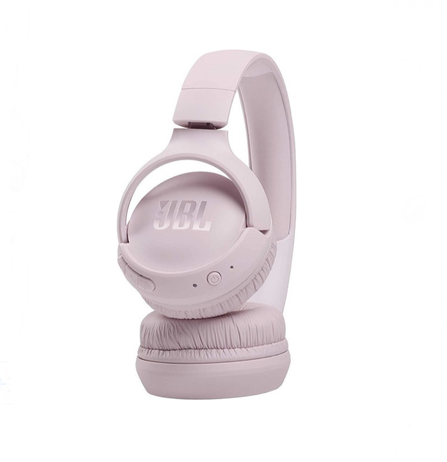 Audífonos inalámbricos JBL Tune 510BT JBLT510BT rosa.