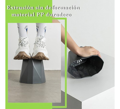 "6 Pcs Macetas De Plastico Pequeñas Con Separador De Agua Gris "
