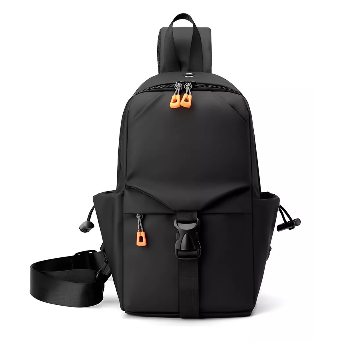 Pechera Mochila Bandolera De Viaje Negro