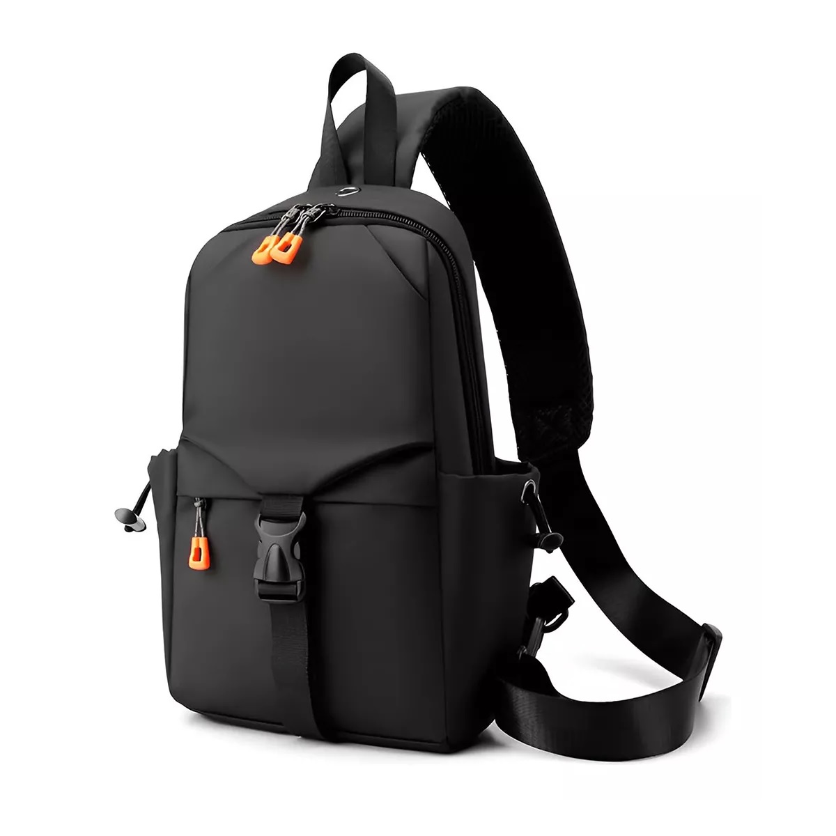 Pechera Mochila Bandolera De Viaje Negro