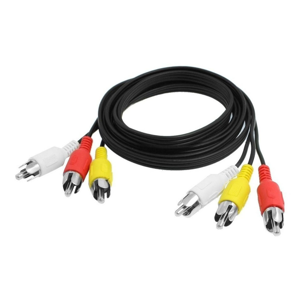 Cable de Audio y Video DVD RCA a RCA 1.8 m.