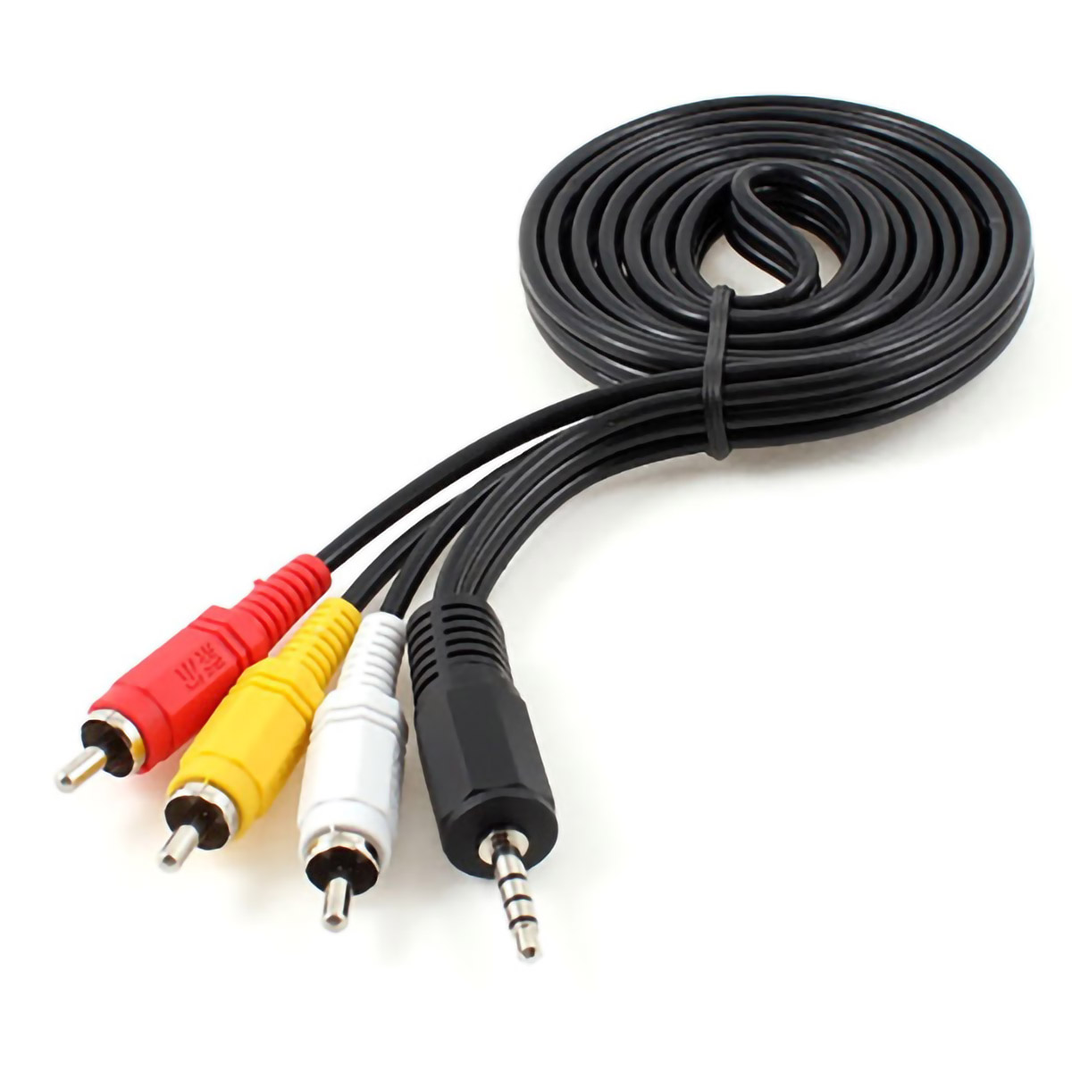 Cable de Audio y Video 3.5mm a RCA 1.8m Videocámara.