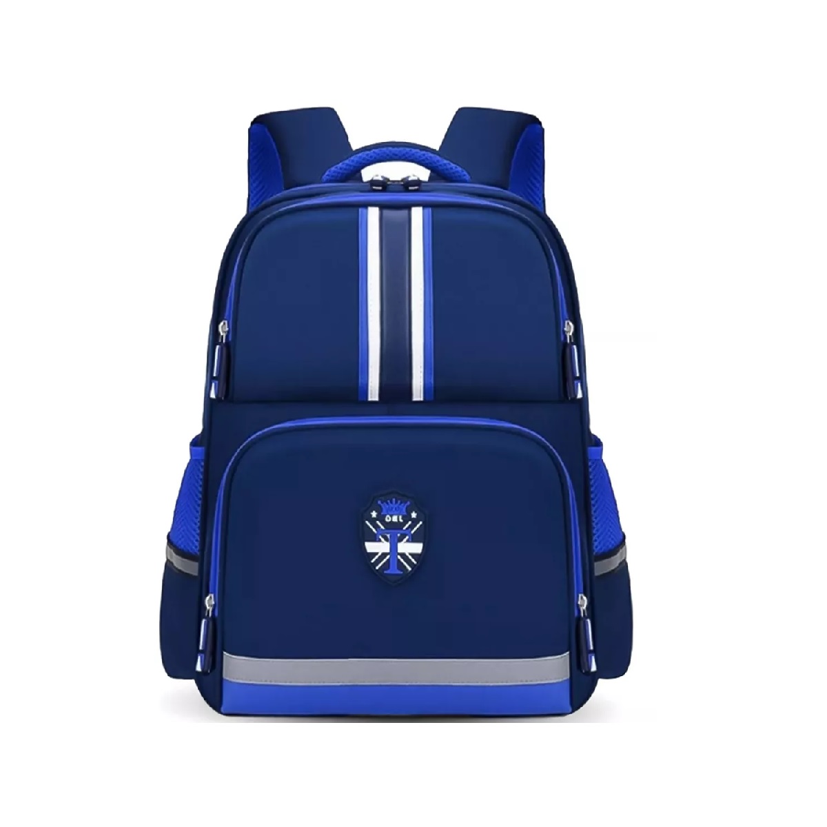 Mochila De Escolar Primaria Impermeable Azul