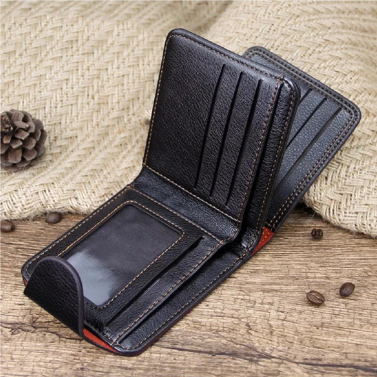 Cartera Anime Alta Calidad Negro 