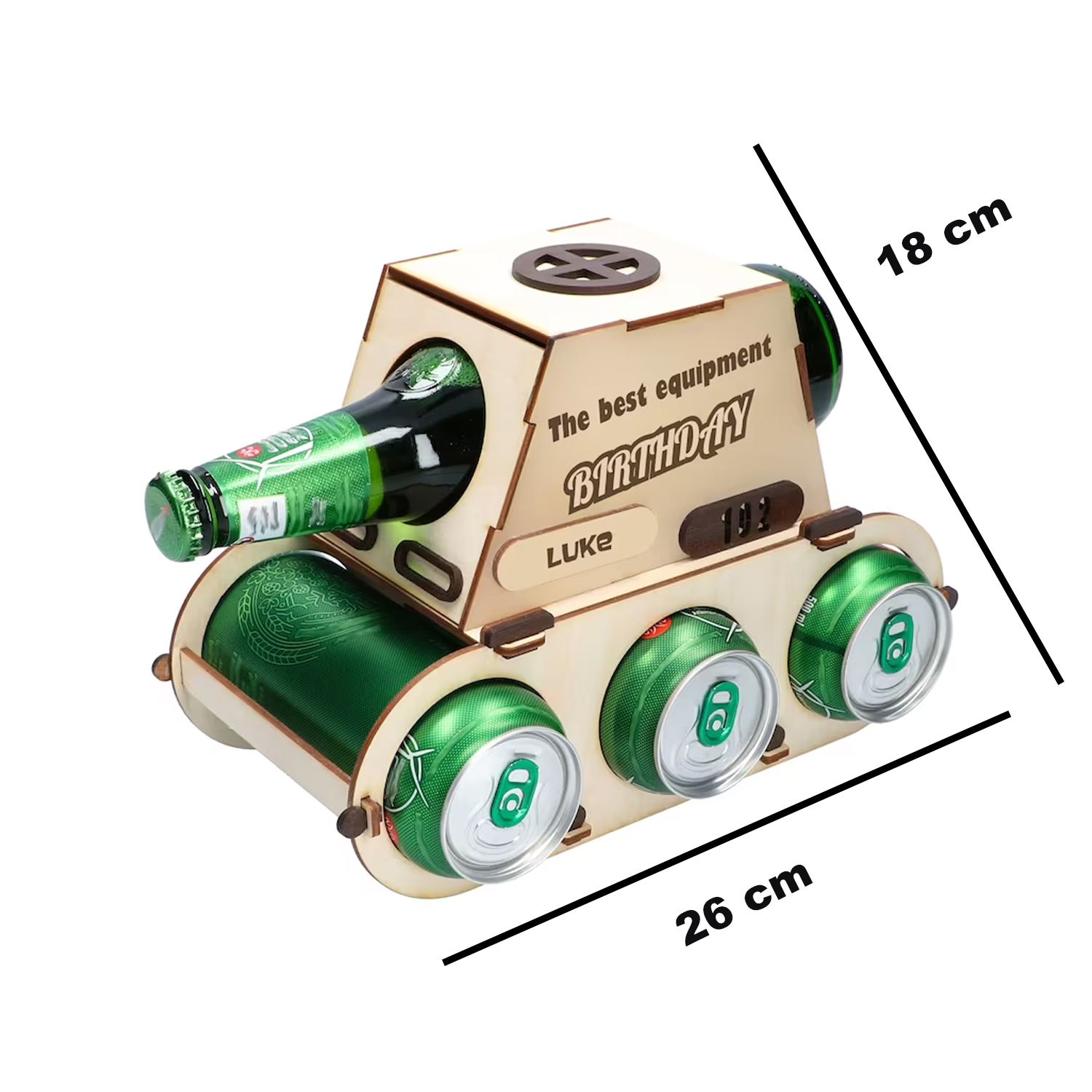 Porta Cerveza Diseño Robusto y Elegante