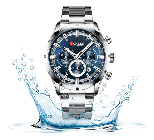 Reloj De Cuarzo Curren 8355 Clásico De Lujo Para Hombre