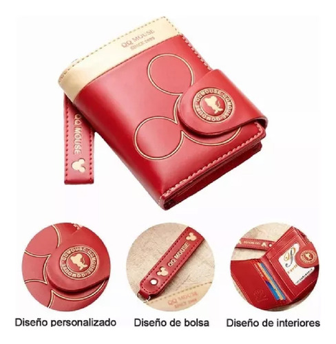 Carteras De Mujer Con Cremallera De Dibujos Monederos Mujer