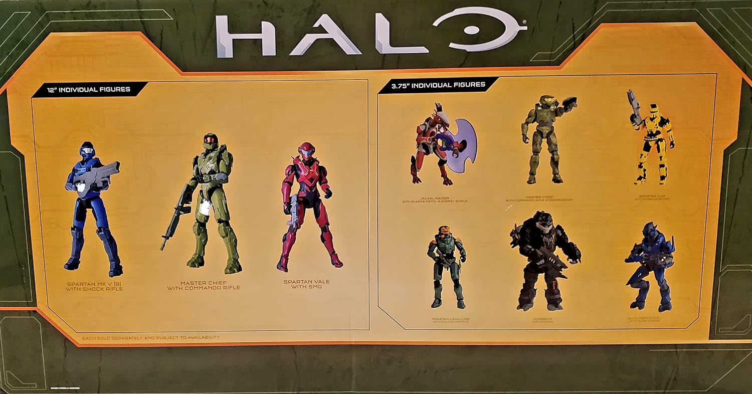 Halo Master Chief Spartan Figura Acción 4