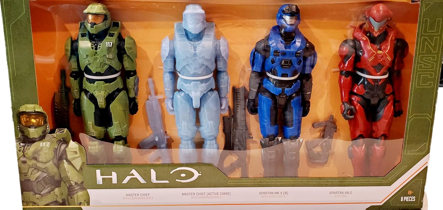 Halo Master Chief Spartan Figura Acción 4