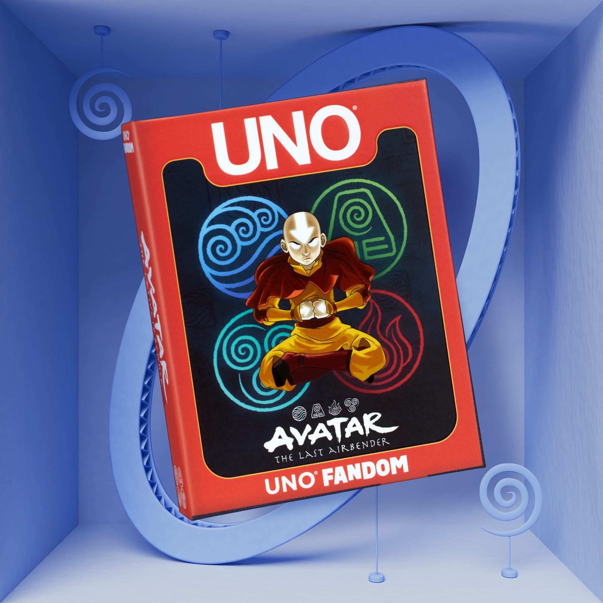 UNO Fandom Avatar The Last Airbender Juego 2 a 10 Jugadores ORIGINAL