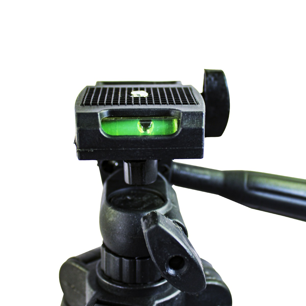 Tripode Universal De Aluminio 33cm Para Camara Con Adaptador de Smartphone y Burbuja Niveladora.