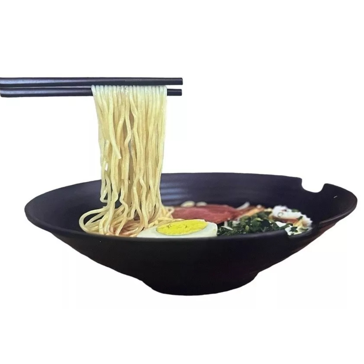 Set de tazones / platos para Ramen con palillos y cucharon 13 piezas.