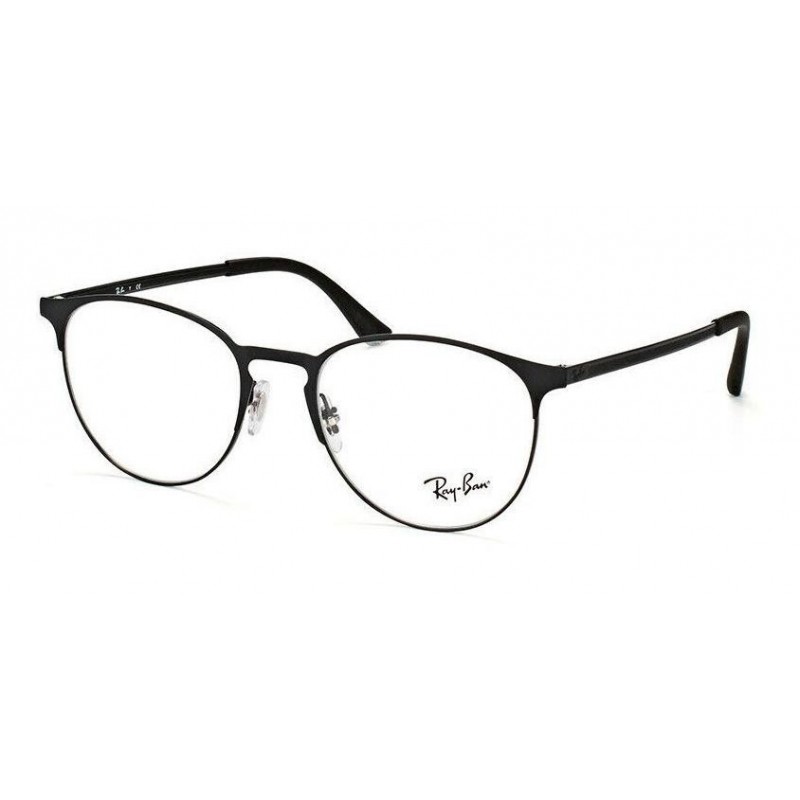 Lentes de sol Ray Ban Oftalmico Rb6375 2944 Round Metal Negro Mate Icon