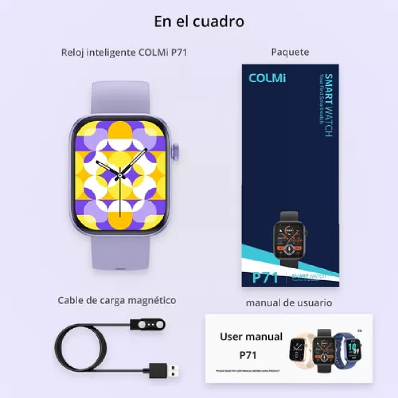 Colmi P71 Smartwatch 1.9 Mujer Bluetooth Reloj Inteligente