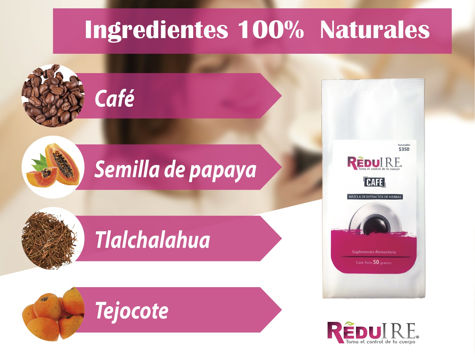 Café Descafeinado 100% Natural Para Bajar De Talla Y Peso Reduire