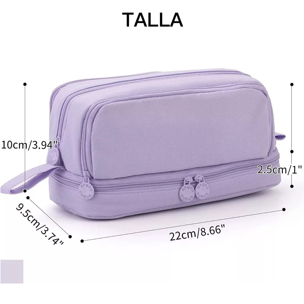 Estuche Para Lápices De Gran Capacidad Con 4 Compartimentos