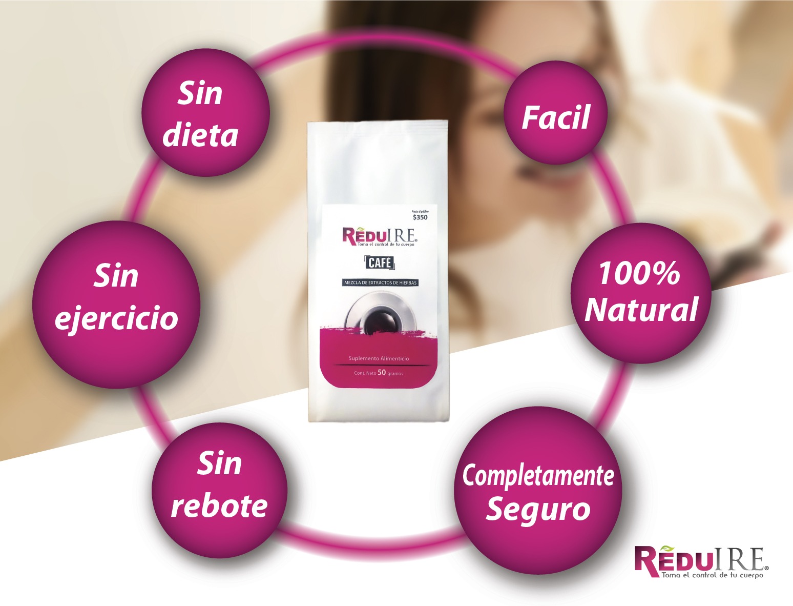 Café Descafeinado 100% Natural Para Bajar De Talla Y Peso Reduire