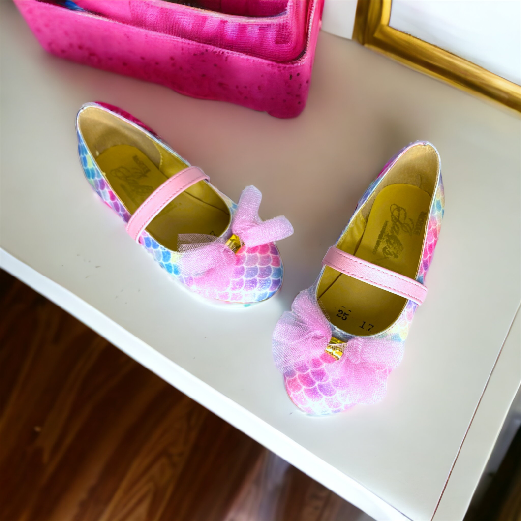 Zapatilla De Sirena Princesas Casuales Colores Pastel Niñas LAS CUATAS.