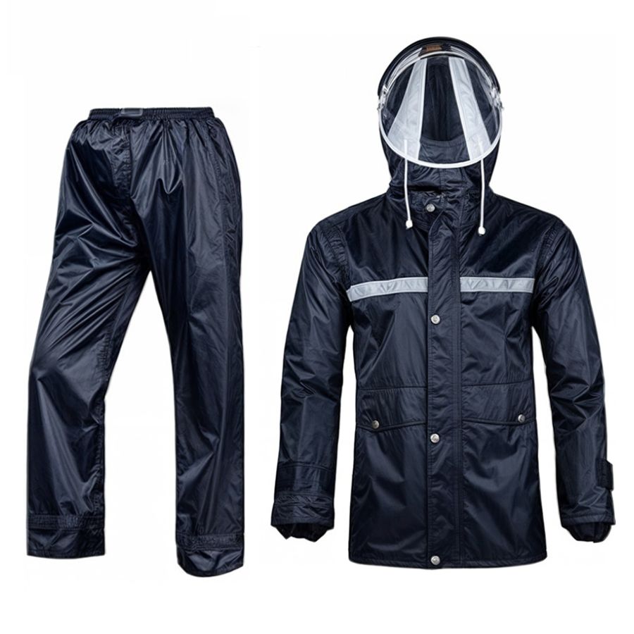 Impermeable Completo Unisex Pvc con Capucha.