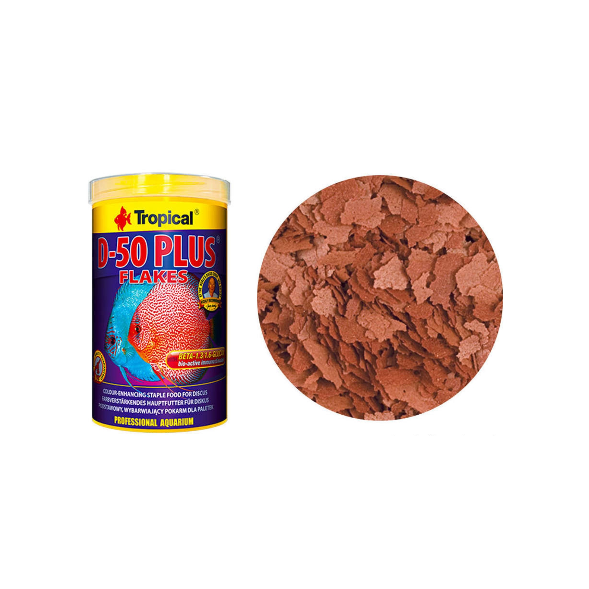  Alimento tropical D 50 plus flakes tropical 200 gr .