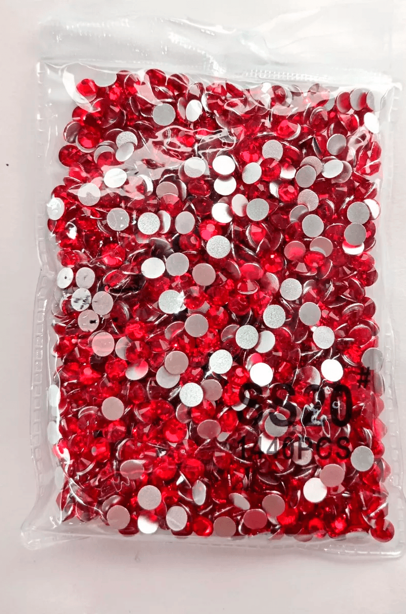 Duo 2880 Pzas Cristales Piedras Decoración Uñas Ropa Artículos Pegamento Strass Decorativos .