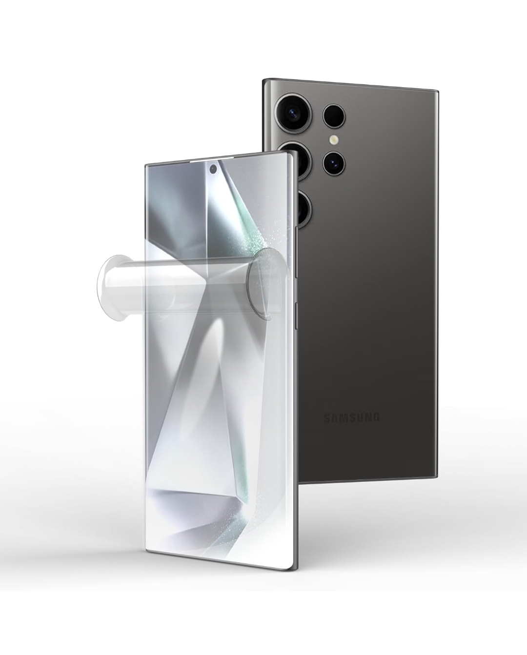 Mica de Hidrogel Mate para Samsung Galaxy S23 Ultra 5g - Protección de Pantalla Anti-Huellas y Anti-Reflejos - Ajuste Preciso y Acabado Mate Premium. TRANSPARENTE MATE.
