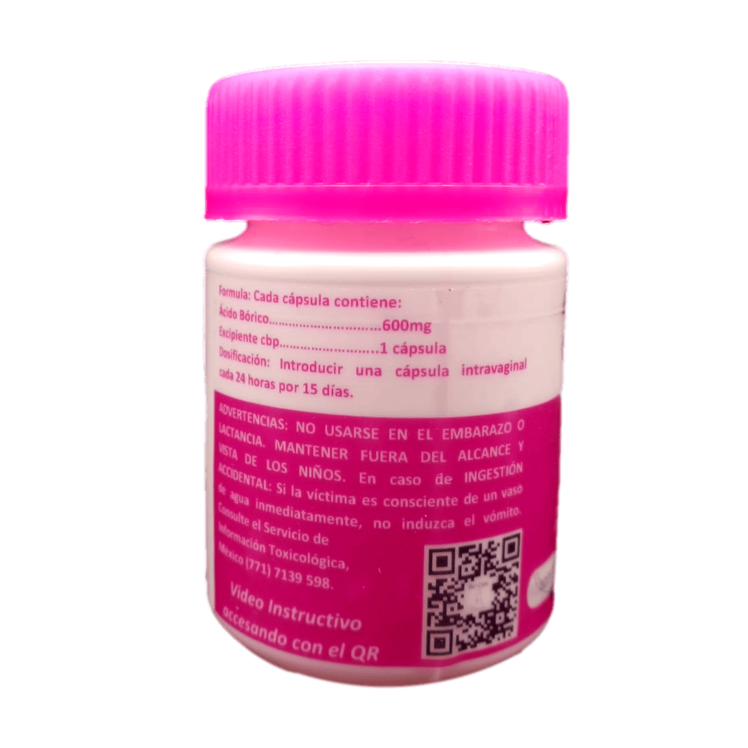 Cápsulas vaginales lady Bor Caps 15 unidades de 600mg