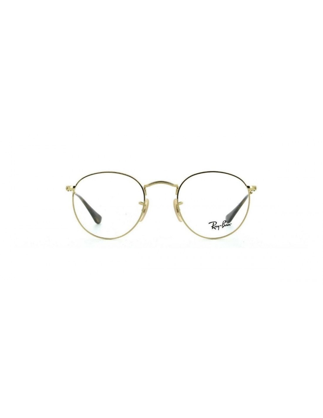 Lentes de sol Armazon Ray Ban Rb3447v 2500 Round Metal Habana Dorado Icon