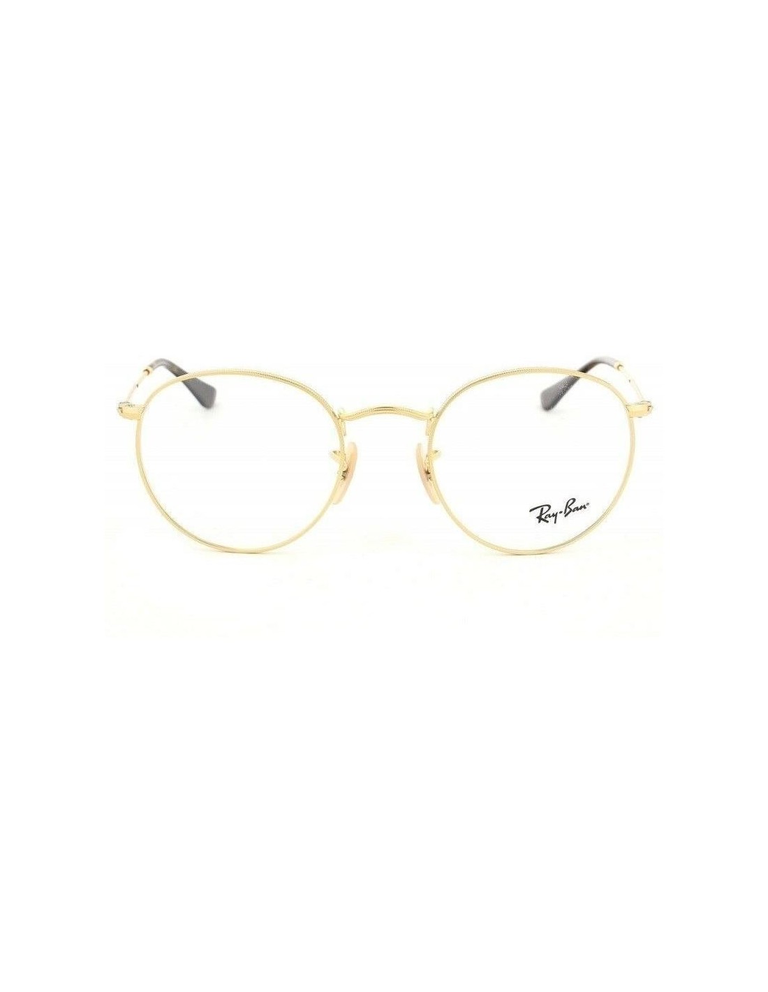 Lentes de sol Armazon Ray Ban Rb3447v 2500 Round Metal Habana Dorado Icon