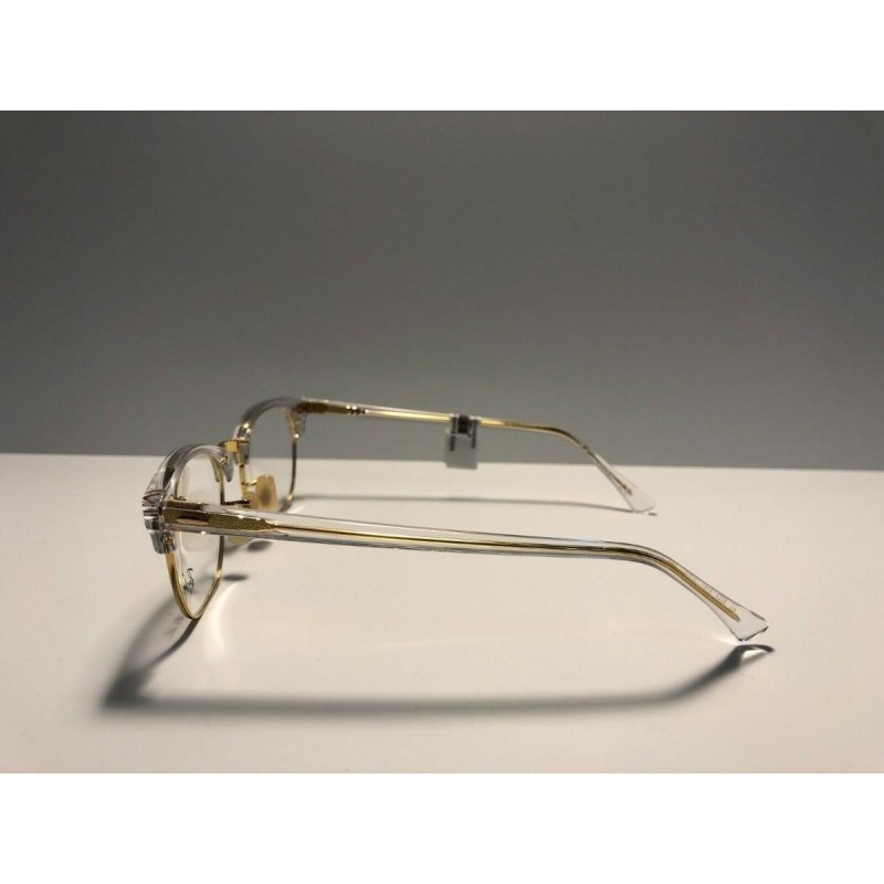 Lentes de sol Ray Ban Oftalmico Rb5154 5762 Clubmaster Dorado Transparente