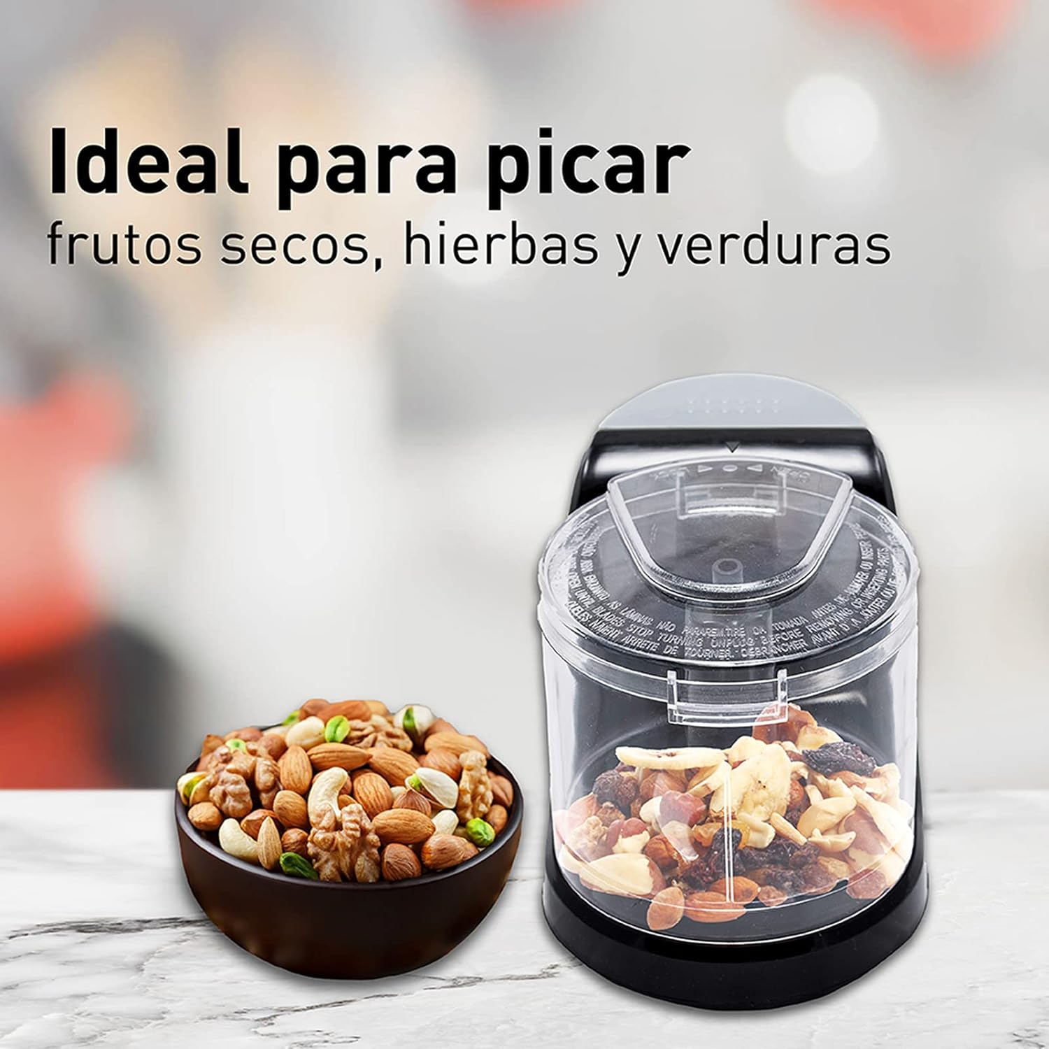 Mini procesador de alimentos Taurus Control de pulso