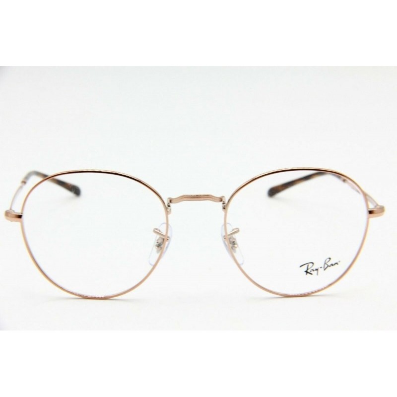 Lentes de sol Ray Ban Oftalmico Rb3582v 2943 Round Metal Bronce Original