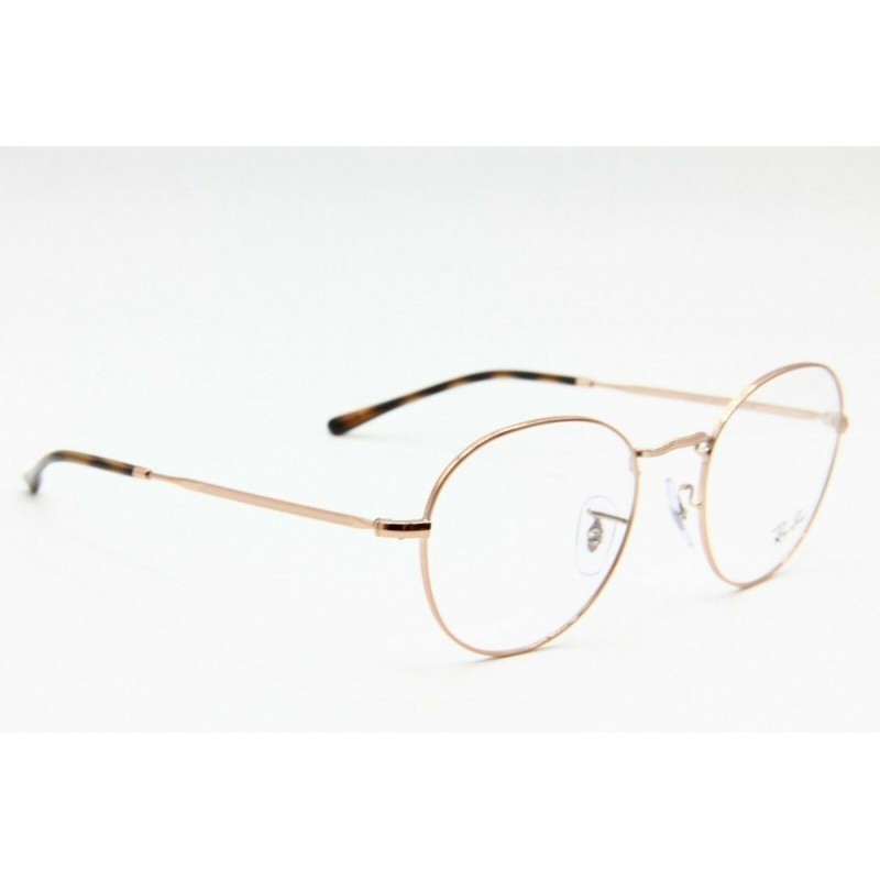 Lentes de sol Ray Ban Oftalmico Rb3582v 2943 Round Metal Bronce Original