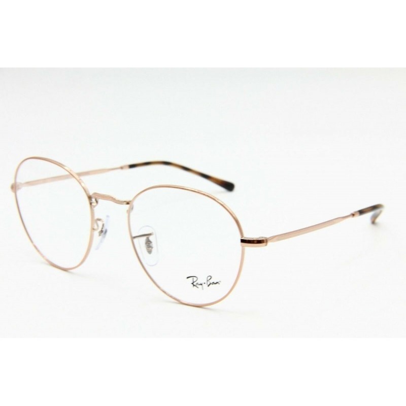 Lentes de sol Ray Ban Oftalmico Rb3582v 2943 Round Metal Bronce Original