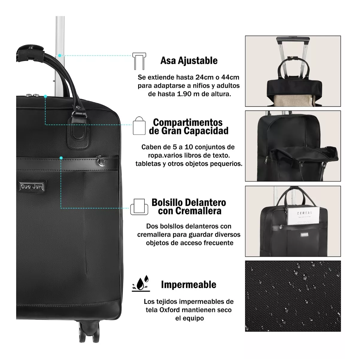 Maletas De Viaje Equipaje De Mano De Seguridad Cabina Moda